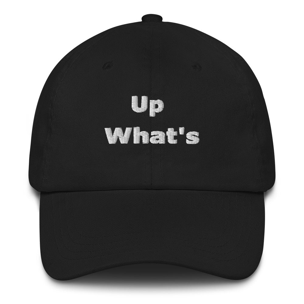 What's up hat (white)