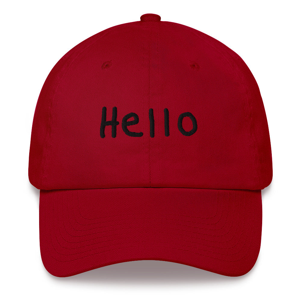 Hello hat (Black)