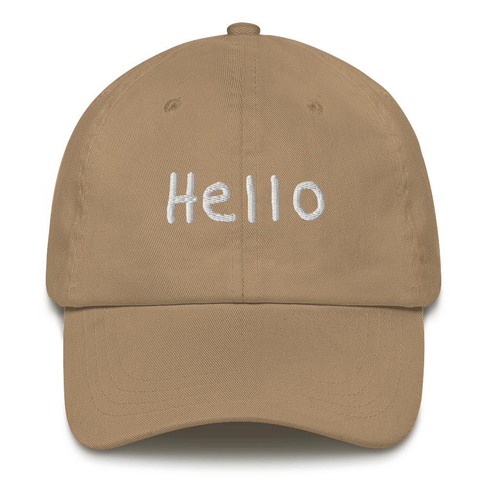 Hello hat (White)