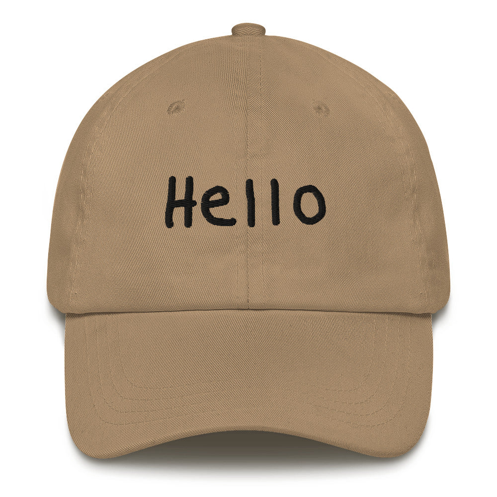 Hello hat (Black)