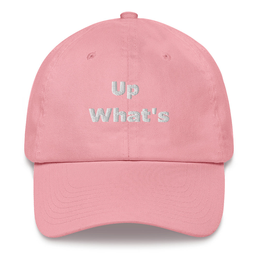 What's up hat (white)