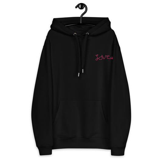 Love-Pink eco Hoodie Black